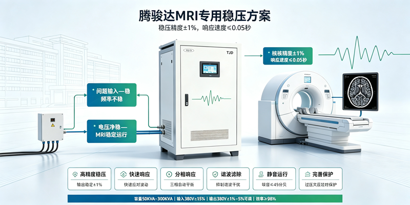 核磁共振MRI 成功配套腾骏达医疗专用稳压器